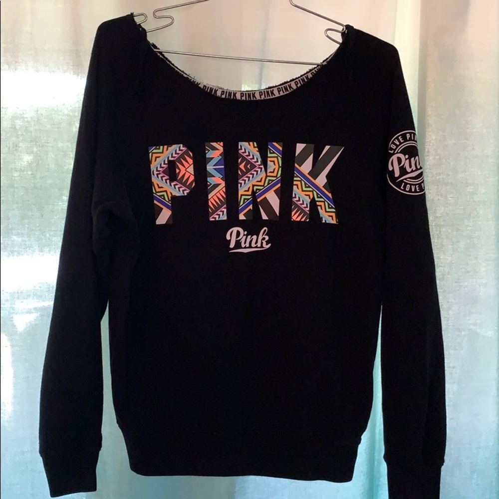 PINK sweater XS Black